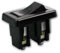 10x interruttore a bilanciere attacco a vite, nero 230V/2A