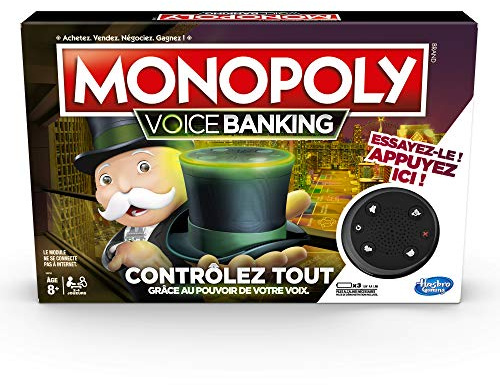 Monopoly - Jeu de Societe Voice Banking - Jeu de Plateau - Version Française