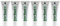 TERRA NATURA Bio Dent BasicS (6x75ml) mit Olivenblattextrakt, Kamille und Stevia, Fluoridfrei, homöopathiverträgliche Bio-Zahnpasta, Kieselerde, Vegan, ohne Konservierungsstoffe, Naturkosmetik