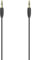 Hama | Cable de audio con conector Jack 3,5mm (Cable de 1.5m, Macho a macho, Chapado en oro, Ultrafino, Super flexible), Color Negro