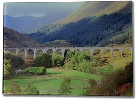 Pajo Personalised Glass Chopping Board 390x280mm. Premium quality toughened glass board with rubber feet. Customised with the photo or image of your choice.