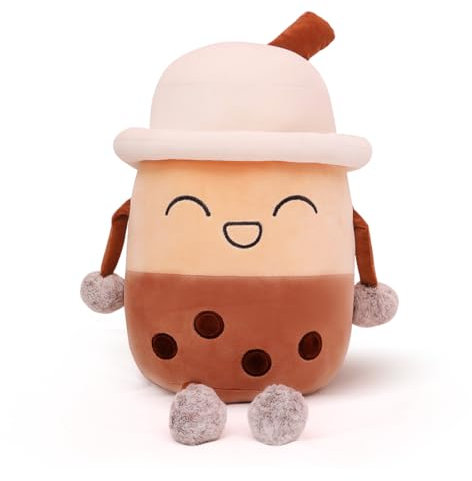 Wishstar Bubble Tea Kuscheltier Plüschtier 20cm - Plüschkissen Stofftier Schmusetier zum Kuscheln & Spielen