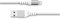 Force Power Lite - Cable de carga reforzado con Nylon trenzado USB A/micro USB de 2 metros - Blanco