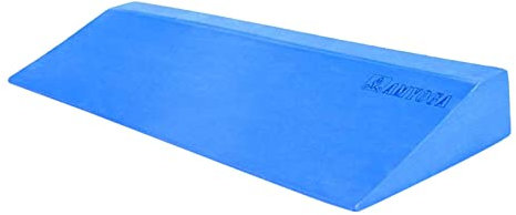 F Fityle Yoga Brick, Yogablock Eva-Balance-Schaumstoff, Hochwertige Yoga Blöcke, EVA Supportive Balance Foam Slant Wedge, Slanting Board EVA Foam für Pilates Training, Blau