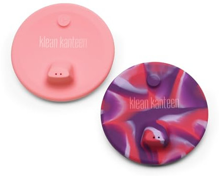Klean Kanteen Kid's Cup Sippy Lid 2-Pack Pink/Pink Tie Dye