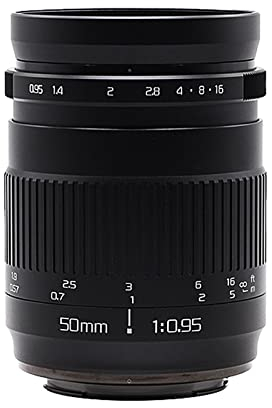 50 mm F0.95 Vollformat-Objektiv mit manuellem Fokus, zartes und schönes großes Weitwinkelobjektiv, tragbare Kameraobjektive, kompatibel mit 1D 5D3 5D4 6D 7D Z5 Z6 Z7 Z6II A7III A9 (Nikon Z Halterung)