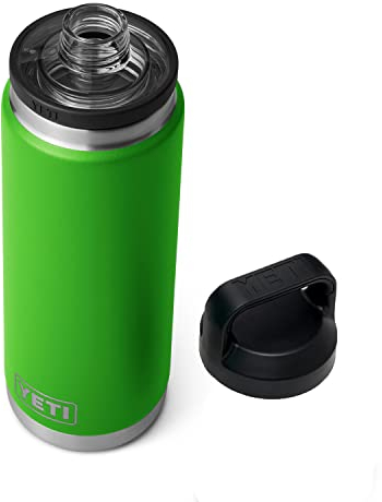 YETI Rambler 26 oz Bottle, Vacuum Insulated, Stainless Steel with Chug Cap, Canopy Green