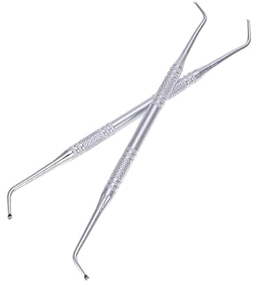 2pcs Nail Cleaner Tool Fingernail Cleaner Ingrown Toenail Removal Tool Metal Cuticle Pusher Cuticle Pusher Tool Ingrown Toenail File Ingrown Toenail Tool Pedicure