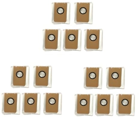 Lubrol Pack of 15 Bags Kit for Q11 Robot Household Replace Vacuum Cleaner Sweeper Bag Cleaning Bag