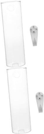 BESPORTBLE 2 Sets Hydroponische Wand Hängevasen Große Glasvasen Hängende Blumentöpfe Hängende Pflanzgefäße Für Den Innenbereich Glas Pflanzgefäße Für Den Außenbereich Wandvasen