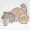 van Well Royal Geschirrset für 4 Personen – 16-teiliges klassisches Steingut Kombi-Service Grey, Sand, Pink, Beige – Geschirr Set mit runder Form – Für die perfekte gedeckte Tafel