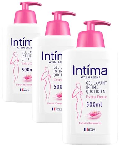 Intima NATURAL ORIGINS - Gel Intime Extra-Doux - 500 ml (Lot de 3)