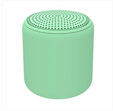 PRENDELUZ Mini Enceinte Verte Portable avec Bluetooth Son stéréo Double couplage
