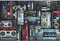 Radio Boombox Vintage Wandhintergrund Retro 80er Jahre Stil Fotografie Hintergrund nostalgisch altmodisch Verstärker Banner Musik Antik Audio Bass Lautsprecher Fotostudio Requisiten Vinyltapete 2,1 x