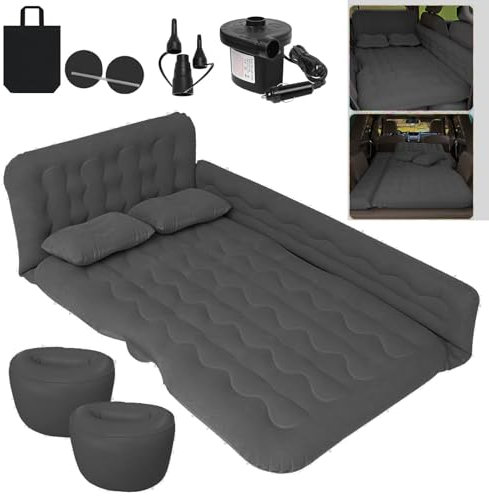 CWYLF Auto-Luftmatratze für Toyota Levin 2017, tragbare Faltbare aufblasbare Automatratze für den Rücksitz Autoinnenausstattung,Bla-ck