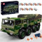 Mould King 20039 Groß Schwerer militärischer Geländelastwagen Bausteine Bausatz, 4733+Teile 8×8 Geländewagen Klemmbausteine Set with ferngesteuert UNT APP, Transportfahrzeug Klemmbausteine Bausatz