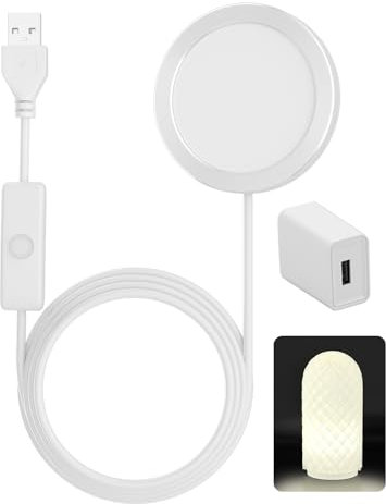 3D-Drucker LED-Lampen-Kit für Bambu lab A1/A1mini/P1S/P1P/X1C: Makerworld Maker's Supply Hardware-Kit, 3D-Drucker Creative Model Components Stand, Warmes Licht