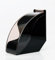 Coffee Filter Paper Holder with Dustproof Cover Coffee Filter Storage Container Filter Paper Box (Black for Cone Filter Paper)
