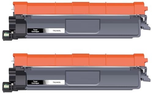Yowell TN248XL Schwarz TN248 Toner Kompatibel für Brother MFC-L3760CDW Toner Brother DCP-L3560CDW Brother MFC-L3740CDWE MFC-L3740CDW Brother DCP-L3520CDWE MFC-L8390CDW Brother HL-L3240CDW HL-L3220CWE