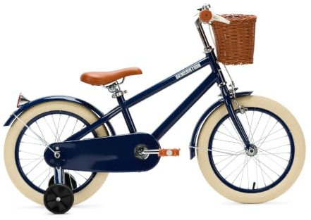 Generation Retro 16 Zoll Blau – Kinderfahrrad mit Korb