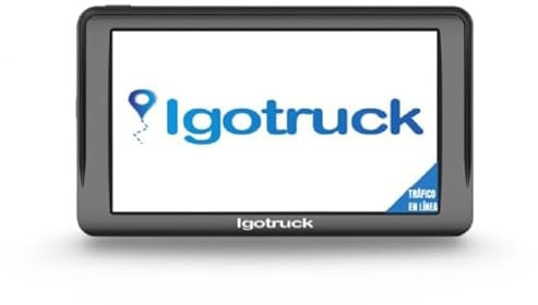Igotruck 7 Android Pro MAX Navegador GPS para Camión Profesional, Tráfico Tiempo Real, Mapas Europa y Marruecos, +450.000 Puntos Interés, Actualizaciones Gratuitas, WiFi y Bluetooth