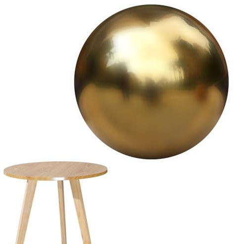 Générique Boule D'observation Globe De – Portable Functional Miroir Jardin en Acier, Inoxydable, Réfléchissante Creuse, pour La Décoration Piscine Extérieure | Multipurpose Outdoor Indoor Utility