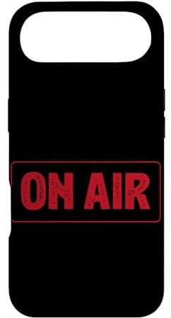 On Air Radio Live Microphone Design Case for iPhone Air