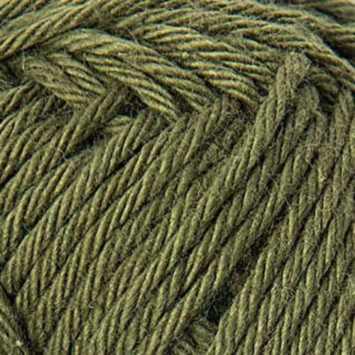 Ricorumi DK Wolle 100% Baumwolle Häkelgarn Häkelwolle 1 Knäul 25g Farbe (048 Olive)