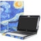 Alapmk Diseñado Especialmente La Funda Protectora de Cuero de PU para 11.6 HP Chromebook 11 G5 EE / G4 / G3 / G2 / G4 EE / 11-2000 Series Ordenador portátil,Starry Night