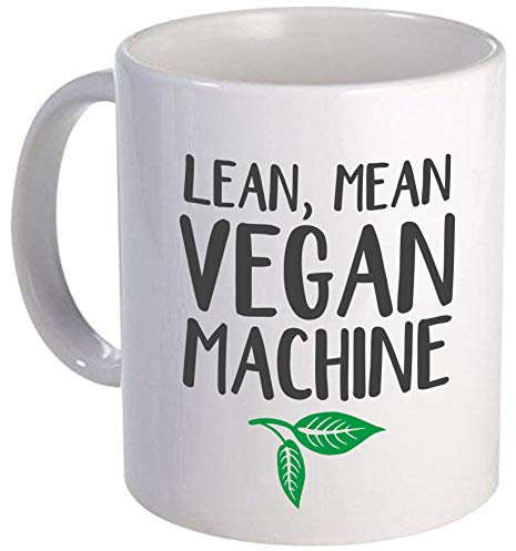 Edward Sinclair 'Lean, Mean Vegan Machine' Printed 10oz Mug