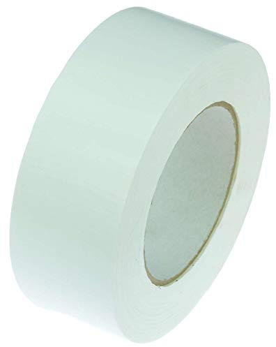 1 Rolle Gewebeband 50 m x 48 mm weiss - Panzerband Steinband Gaffa Tape Reparaturband