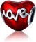 Annmors Charme Heart Love Charms-Anhänger 925 Sterling Silber Charm Bead Pendant für Europäische Armbänder und Halsketten