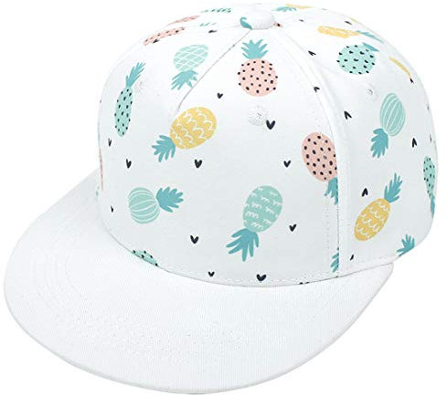 Yixda Baby Kappe Sonnenhut Kinder Hiphop Baseballmütze Junge Mädchen Snapback Cap (2-4 Jahre, Ananas)