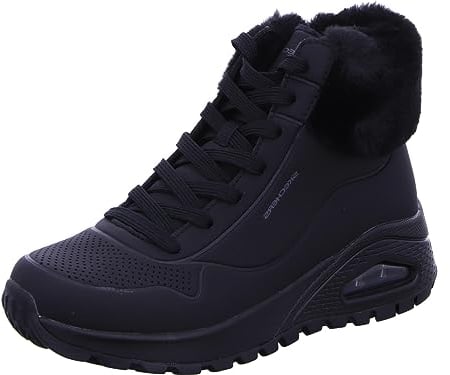 Skechers Uno Rugged Fall Air, Stivali Donna, Black, 38 EU