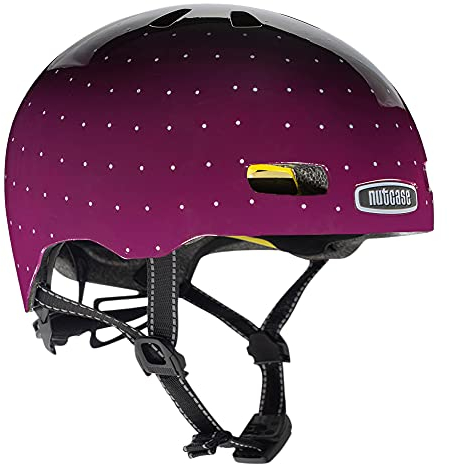 Nutcase Fahrradhelm Street MIPS, Plume - Violett, L, 10001090