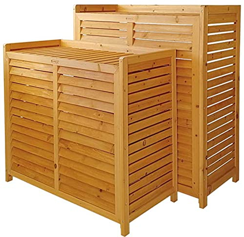 COFFRE CLIM Cache Climatiseur Bois Pivert (L) - Conception Francaise - Couleur Miel