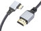 RIIEYOCA Cavo adattatore da mini HDMI a HDMI 4K, cavo intrecciato in nylon corto da mini HDMI maschio a HDMI maschio con angolo sinistro di 90 gradi, supporto 4K UHD, 50 cm (grigio)