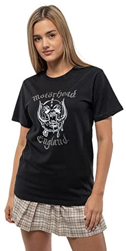 Motorhead T Shirt England Diamante Band Logo Official Unisex Black XXL