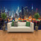 New York Manhattan City Night View 3D S Pour Restaurant Café Salon Murs 3D Moderne Papiers Peints Décor À La M Murale Papier Peint 3D Salle de séjour Chambre à coucher séjour Mural enfant-200cm×140cm