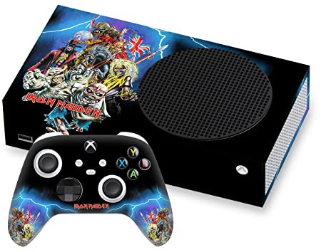 Head Case Designs Officially Licensed Iron Maiden Best Of Beast Graphic Art Vinyl Sticker Gaming Skin Decal Cover Compatible With Xbox Series S Console and Controller Bundle