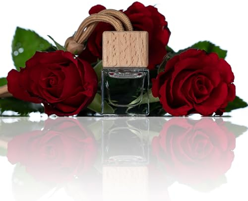 GroTI Lufterfrischer Auto Duft Anhänger Red Rose Queen 5ml - Verschiedene Symbole