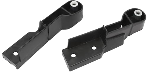 Attisfiera 1 Paar Frontstoßstange Kühlergrillhalter Halterung Halteclip Links und Rechts für A6 S6 RS6 4F0807771 4F0807772 Schwarz
