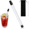 WALLFID Shot Straw,Shot Holder & Straw for The Beach,Straw with Scale for Drinks,30ml Shot Holder,Shot Glass,Straw Bottle,Works with All Bottles and Glasses