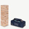Ubergames Torre gigante de hasta 55 cm XXL Jumbo Hi-Tower en bolsa – 0,5 m (máximo en el juego. Juego de torre de madera de pino macizo, bloques y bolsa de lujo (hasta 55 + cm)