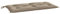 vidaXL Gartenbank-Auflage Taupe 100x50x7 cm Oxford-Gewebe
