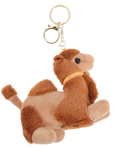 Abaodam Kuscheltier Kamel Plüschtier Für Niedliches Stofftier Schlüsselanhänger Praktisches Spielzeug Für Begleitung Und Dekoration Geeignet Für Reisen Und Zuhause Farbe Camel