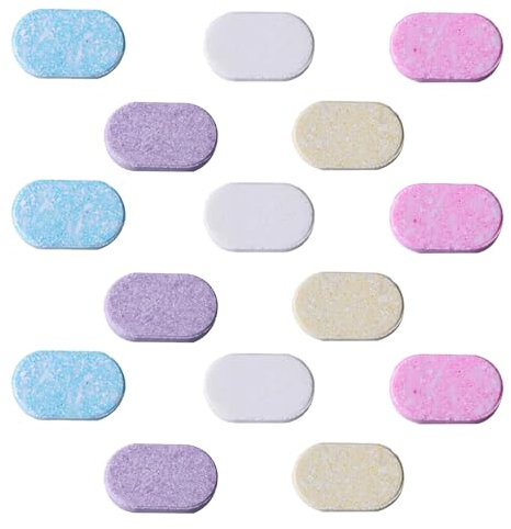 15 Pcs Foaming Hand Soap Refill Tablets 5 Scent Foaming Soap Refill Eco-friendly Liquid Soap Tabs for Kitchen Bathroom Sustainable Hand Foam Wash Refill Tablets Foaming Hand Soap Plastic Free