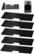 Lot de 5 filtres à peluches WH01X35719 pour lave-linge et sèche-linge GE Profile – Lavables à la main et réutilisables – pour modèles : PFQ97HSPVDS – Filtre à peluches de rechange (WH01X35719)