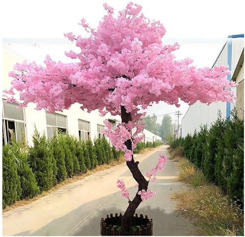 250 * 250cm,Simulazione di Albero di Pesco Rotondo, Albero di Ciliegio Artificiale, Albero dei Desideri per Ufficio, Camera da Letto, Soggiorno, Festa, Matrimonio