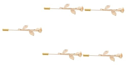 BESPORTBLE Broche Bijoux épingle collier hommes revers goupille broche de col pour hommes séjours de col barre de col broche de maintien de col Alliage de zinc Golden